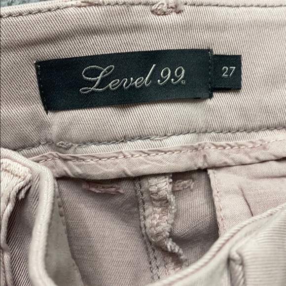 Level 99 Patrick cropped chino pant light pink.4 - Picture 11 of 13